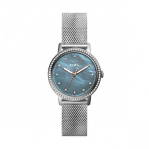 Fossil correa de reloj ES4313 Metal Plateado 16mm