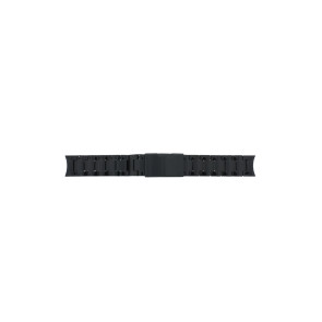 Correa de reloj Fossil ES4519 Acero inoxidable Negro 18mm