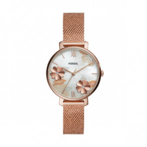 Correa de reloj Fossil ES4534 Milanesa Rosado 14mm