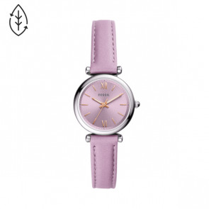 Correa de reloj Fossil ES5102 Cuero Púrpura 10mm