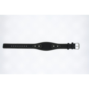 Correa de reloj Fossil ES9875 Cuero Negro 6mm