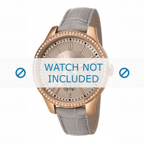 Esprit correa de reloj ES107132-002 Cuero Gris + costura predeterminada