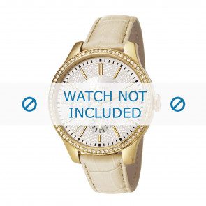 Esprit correa de reloj ES107132-003 Cuero Beige + costura predeterminada