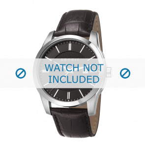 Esprit correa de reloj ES107591-001 Cuero Marrón + costura predeterminada