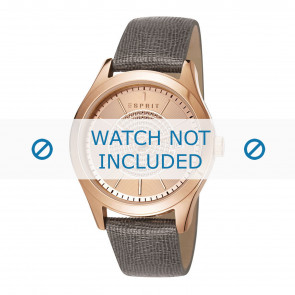 Esprit correa de reloj ES107792-004 Cuero Gris