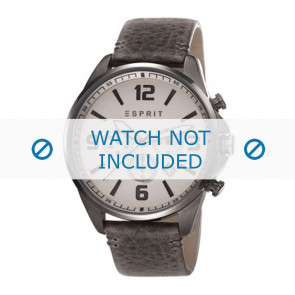 Esprit correa de reloj ES108001-003 Cuero Gris