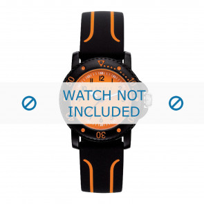 Esprit correa de reloj ES108334-004 Silicona Negro