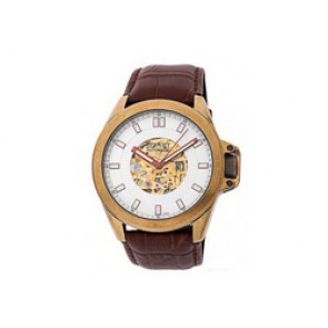 Correa de reloj Esprit ES101321 Piel de cocodrilo Marrón 22mm
