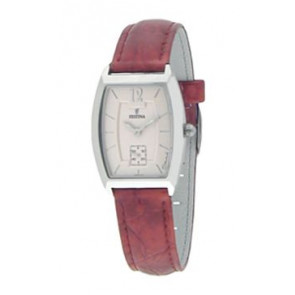 Correa de reloj Festina F16025-3 Cuero Rojo 16mm