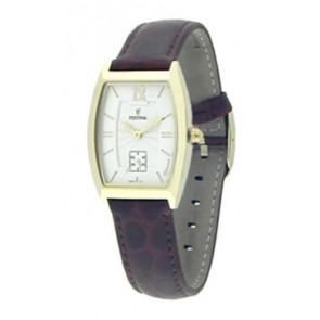 Correa de reloj Festina F16027-1 Cuero Marrón 16mm