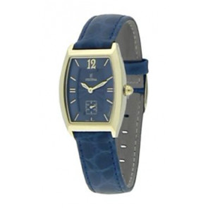 Correa de reloj Festina F16027-3 Cuero Azul 16mm