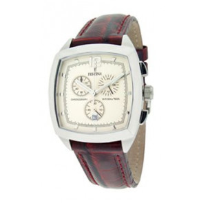 Correa de reloj Festina F16071-2 Cuero Burdeos 21mm