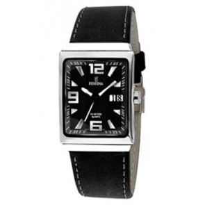 Correa de reloj Festina F16141-3 Cuero Negro 23mm