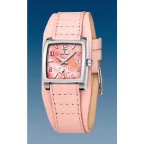 Correa de reloj Festina F16181-A Cuero Rosa 17mm