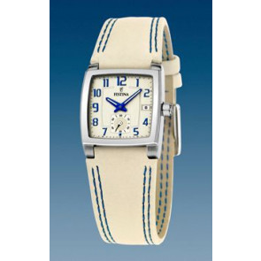 Correa de reloj Festina F16181-E Cuero Beige