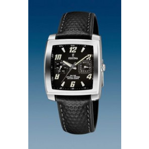 Correa de reloj Festina F16182-B Cuero Negro 22mm