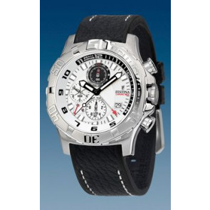 Correa de reloj Festina F16183-1 / F16289-4 Cuero Negro 22mm