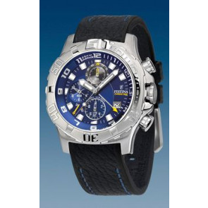 Correa de reloj Festina F16183-3 Cuero Negro 22mm