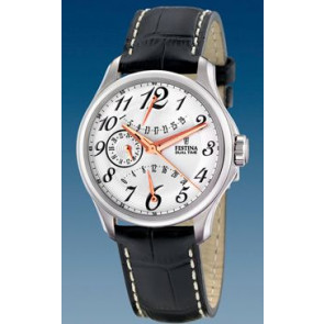 Correa de reloj Festina F16275 / F16275-C Cuero Azul 21mm