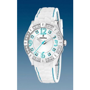 Correa de reloj Festina F16541-2 Silicona Blanco 20mm