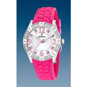 Correa de reloj Festina F16541-7 Silicona Rosa 20mm