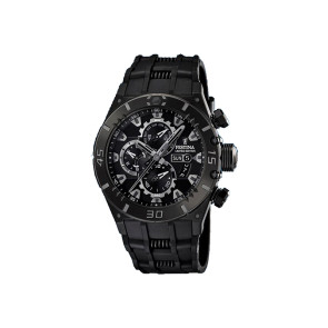 Correa de reloj Festina F16575-1 / F16575-32 Caucho Negro