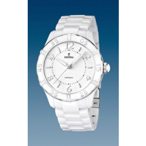 Correa de reloj Festina F16621-1 Cerámica Blanco