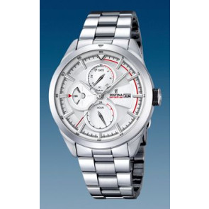 Correa de reloj Festina F16828 / F16828-1 / F16828-2 Acero inoxidable Acero