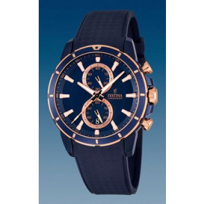 Correa de reloj Festina F16851/1 Caucho Azul 22mm