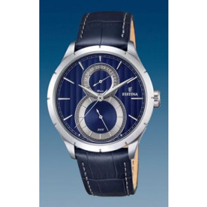 Correa de reloj Festina F16892-3 Cuero Azul 23mm