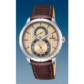 Correa de reloj Festina F16892-2 / F16892-4 / F16892-5 Cuero Marrón 23mm