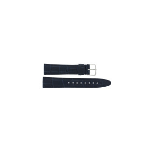 Correa de reloj Festina F16979-3 Piel de cocodrilo Azul 20mm