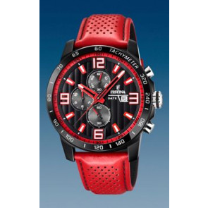 Correa de reloj Festina F20339-5 Cuero Rojo 23mm
