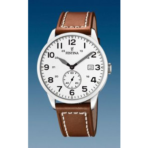 Correa de reloj Festina F20347-5 Cuero Marrón
