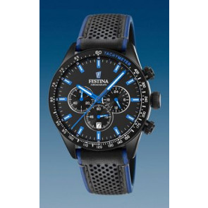 Correa de reloj Festina F20359-3 Cuero Negro 21mm