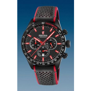 Correa de reloj Festina F20359-4 Cuero Negro 21mm