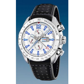 Correa de reloj Festina F20440-1 Cuero Negro