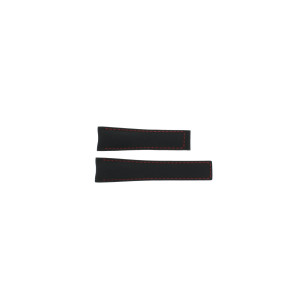 Correa de reloj Tag Heuer CV2A80 / FC6256-82 / BX6324 / BC6324 Cuero Negro 22mm