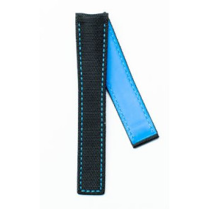 Correa de reloj Tag Heuer FC6395 Nylon/perlón Negro 21.5mm