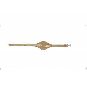 Correa de reloj Fossil ES3618 / GEORGIA Cuero Beige 8mm