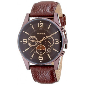 Correa de reloj Fossil FS4386 Cuero Marrón 24mm