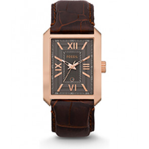 Correa de reloj Fossil FS4653 Cuero Marrón 24mm