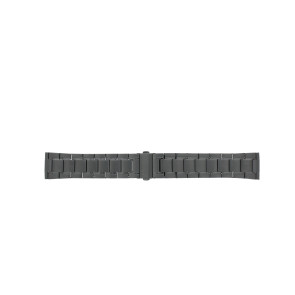 Correa de reloj Fossil FS4721 Acero inoxidable Gris antracita 22mm