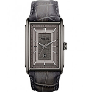 Correa de reloj Fossil FS4771 Cuero Gris 26mm