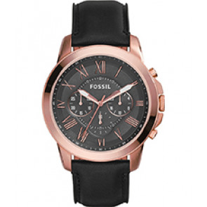 Correa de reloj Fossil FS5085 Cuero Negro 22mm