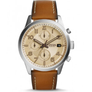 Correa de reloj Fossil FS5140 Cuero Marrón 22mm