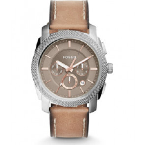 Correa de reloj Fossil FS5192 Cuero Beige 24mm