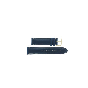 Correa de reloj Fossil FS5271 Cuero Azul 22mm