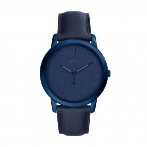 Correa de reloj Fossil FS5448 Cuero Azul 22mm