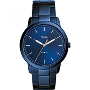 Correa de reloj Fossil FS5461 Acero Azul 22mm